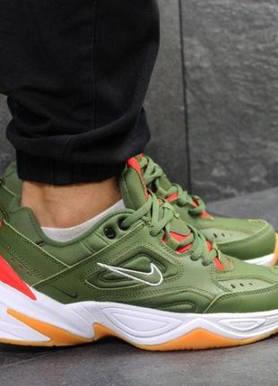 Кроссовки nike м2k tekno (зеленые)