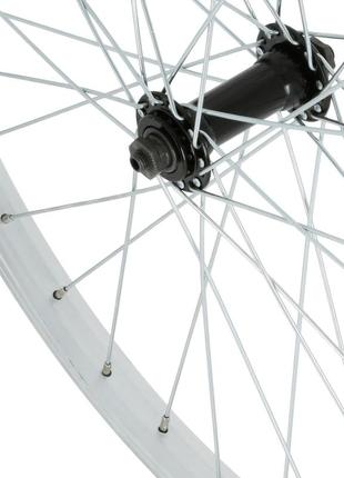 Переднє колесо для дитячого велосипеда 24" - срібне2 фото