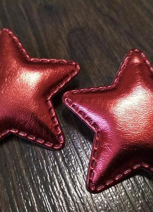 Заколочки лакові зірки