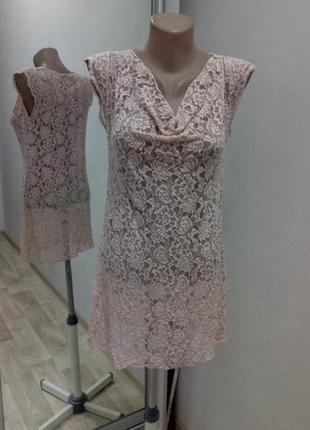 Ажурная пляжная туника