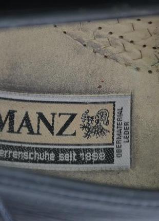 Отличные кожаные туфли ручной работы manz (46)4 фото