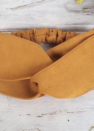 Повязка чалма с искусственной замши