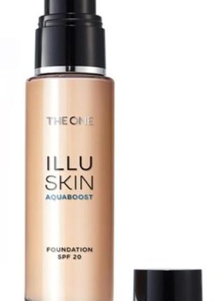 Увлажняющая тональная основа the one illuskin aquaboost spf20