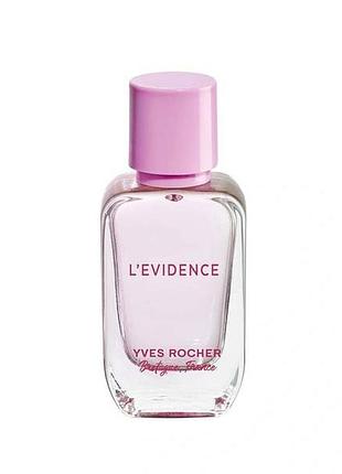 Новинка парфумована вода l'evidence yves rocher