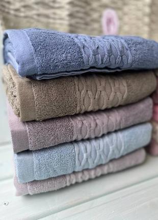 Набір махрових банних рушників2 фото