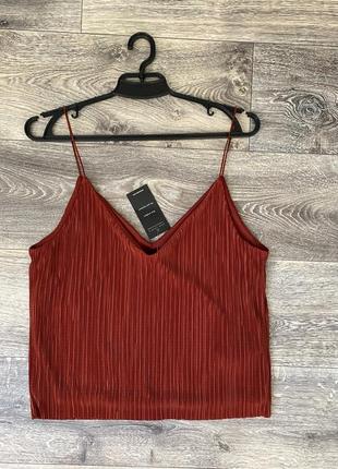 Майка топ плісе new look 44p