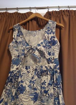 Очень красивое платье сарафан с интересной спинкой3 фото