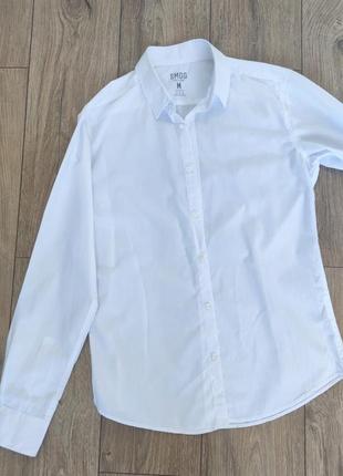 Классическая белая рубашка, оверсайз, 42-44, 44-46/ s-m4 фото