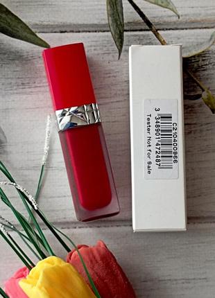 Жидкая помада для губ с цветочным маслом dior rouge dior ultra care liquid2 фото