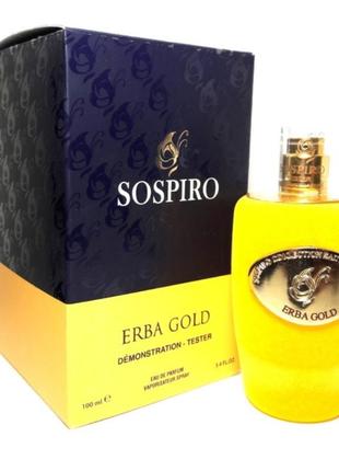 Sospiro perfumes erba gold (соспіро перфюмс ерба голд) парфумована вода тестер, 100 мл1 фото