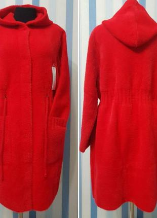 Шикарне пальто з альпаки туреччина батал