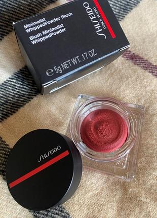 Рум'яна shiseido minimalist  06 sayoko кремова румяна