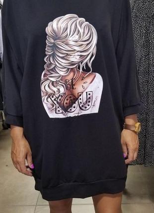 Шикарное платье туника италия