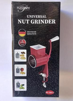 Горіхомолка-подрібнювач platinum universal nut grinder pl-160-39 фото