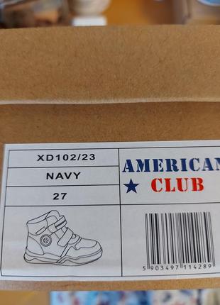 Демісезонні черевики american club 27р. ботинки, хайтопи.7 фото