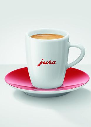 Набір чашок для кави jura с лого 135 мл 2шт1 фото