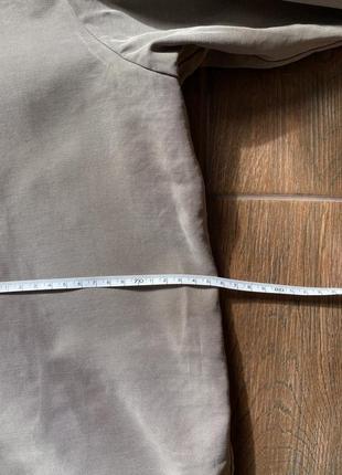 Jd williams твілова сорочка-жакет кольору коричневий трюфель з металевими кнопками великого розміру9 фото