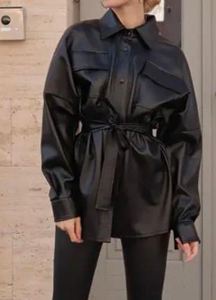 Сорочка шкіряна