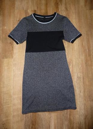 Topshop трикотажное платье топшоп, р uk 8 (xs-s) или на подростка1 фото