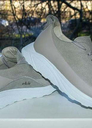 Кросівки жіночі ekn larch ecological grey portugal 39 р original