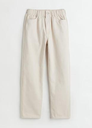 High waist twill pants h&m джинси1 фото