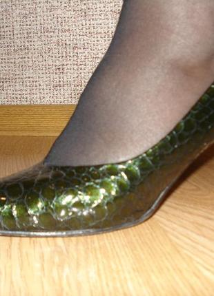 Вінтажні класичні шкіряні лакові туфлі Wrights1 фото