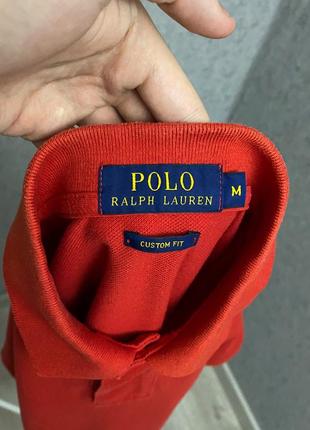 Красная футболка поло polo ralph lauren4 фото