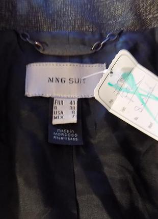 Пиджак шикарный приталенный фирменный mango размер 465 фото