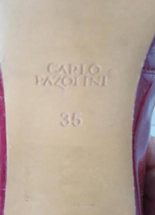 Туфли из натуральной кожи с декором carlo pazolini5 фото