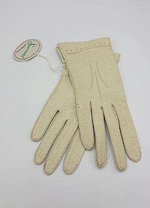 Вінтажні щкіряні рукавички sorrento без підкладки