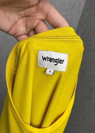 Желтая футболка wrangler4 фото