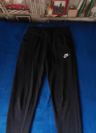 Nike спортивні штани w nsw club flc mr pant std black/white1 фото