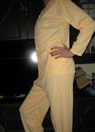 Пижама женская 100% хлопок подходит аллергикам размер xxl (50-52) оранж3 фото
