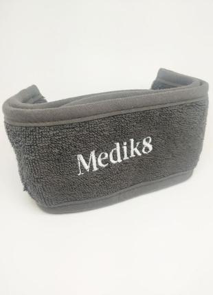 Повязка на голову для косметических процедур cotton medik8 headband