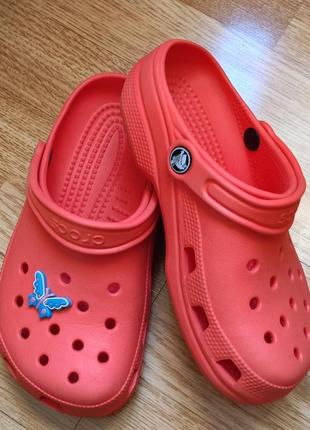 Шльопанці crocs розмір(33-34),22,5см по устілці