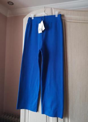 Теплі стильні широкі штани zara 13-14 років