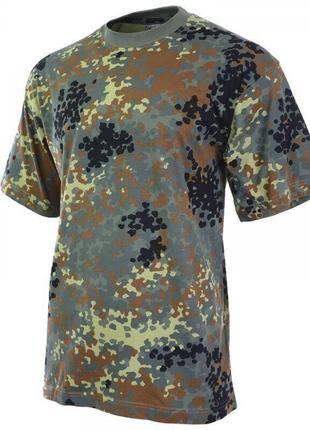 Футболка mfh camo t-shirt, flecktarn