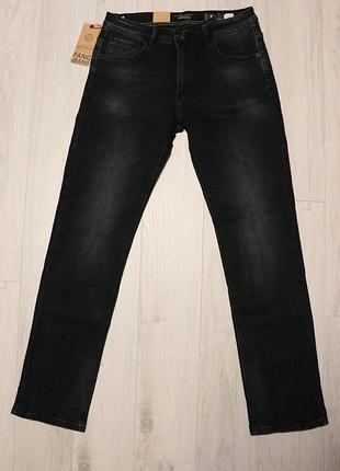 Джинси чоловічі демісезонні, сірий графіт із потертостями. fang 2161 (35)