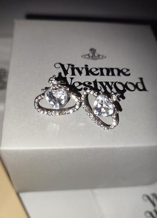 Сережки vivienne westwood кульчики вів'єн вествуд (vivienne westwood).