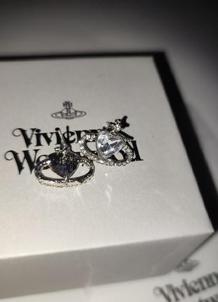 Сережки vivienne westwood кульчики вів'єн вествуд (vivienne westwood).3 фото