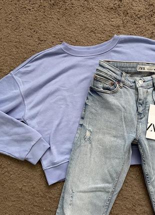 Світшот жіночий і джинси zara2 фото