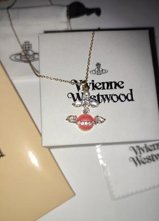 Оригінал! vivienne westwood кольє вів'єн вествуд оригінал! цепочка підвіска кулон намисто