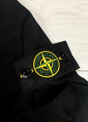 Світшот stone island чорний2 фото