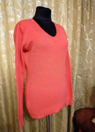 Шерстяной кашемировый свитер джемпер пуловер шерсть кашемир5 фото