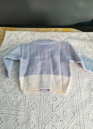 Тепленька кофта 3-6міс 3
