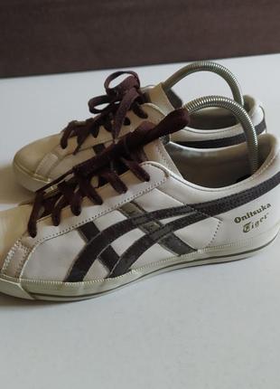 Натуральні шкіряні кросівки кеди onitsuka tiger3 фото