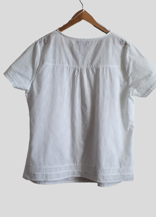 Блуза, сорочка з вишитої бавовни  f&f2 фото
