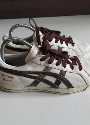 Натуральні шкіряні кросівки кеди onitsuka tiger3 фото