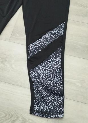 Чорні легінси з високою посадкою george лосіни для занять спортом