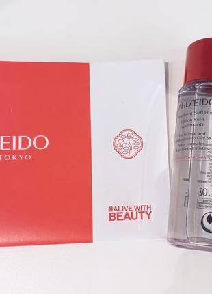 Shiseido treatment softener софтнер для нормальної та комбінованої шкіри1 фото